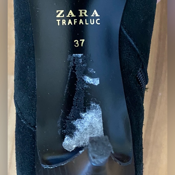 ZARA SUEDE ANKLE KITTEN HEEL BOOTS :D - Picture 11 of 16